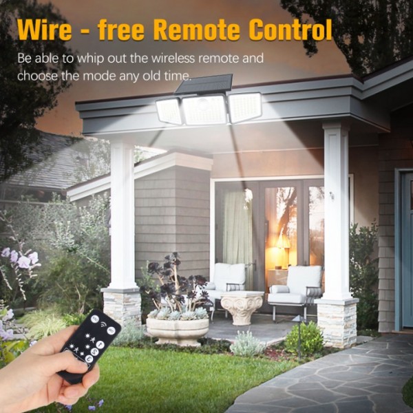 Daphino solar lights outdoor （1pcs-remote）